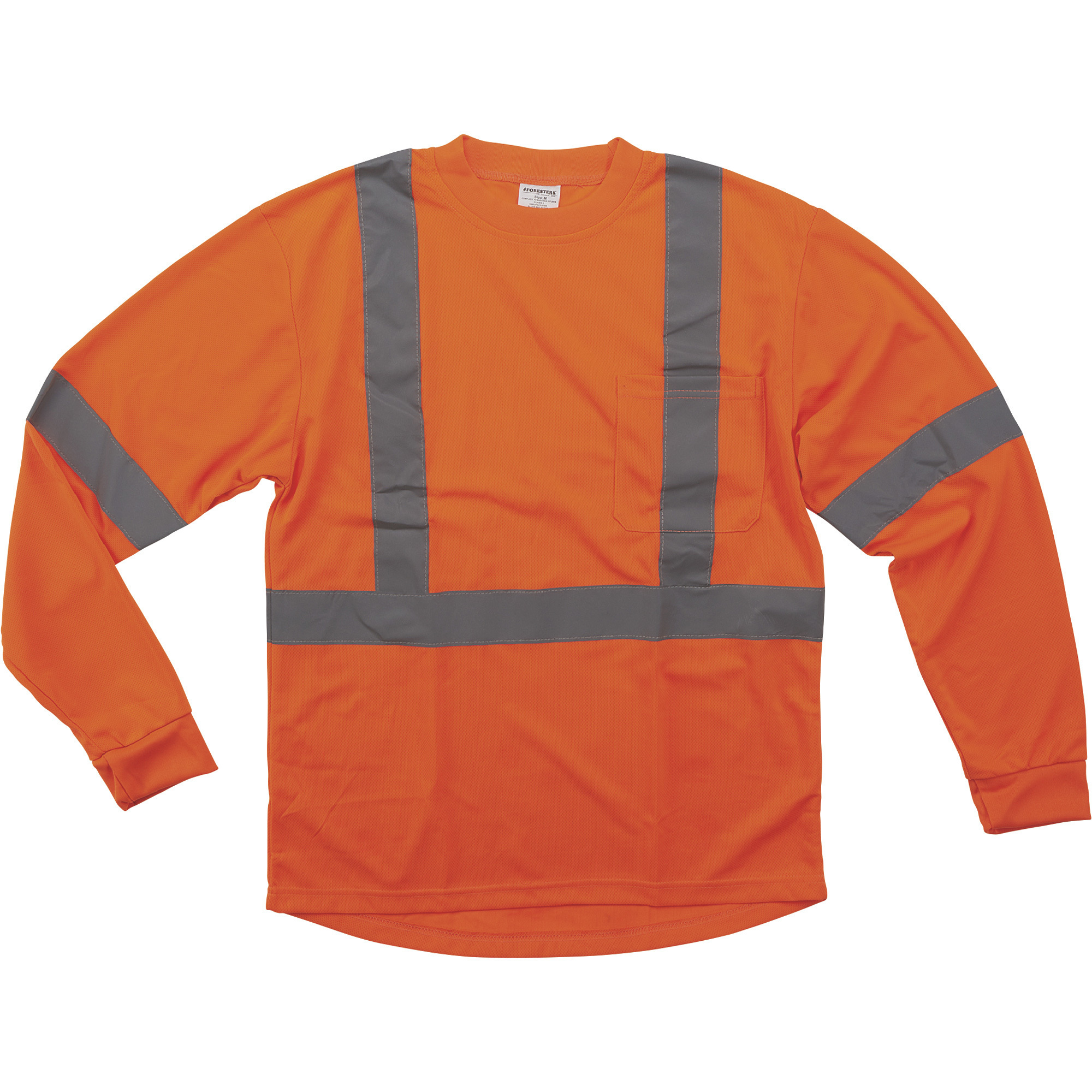 Forester Men's Class 2 High Visibility Long Sleeve T-Shirt